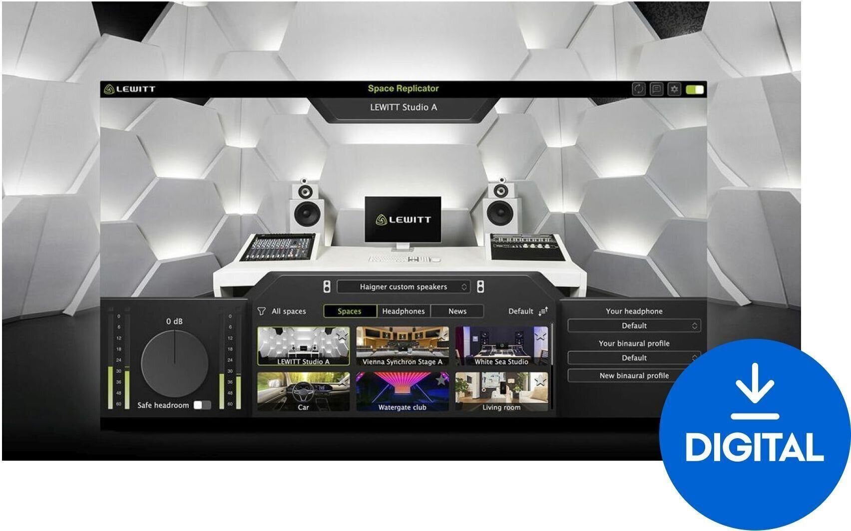 Software Plug-In FX Processor LEWITT Space Replicator Standard (Digital product)