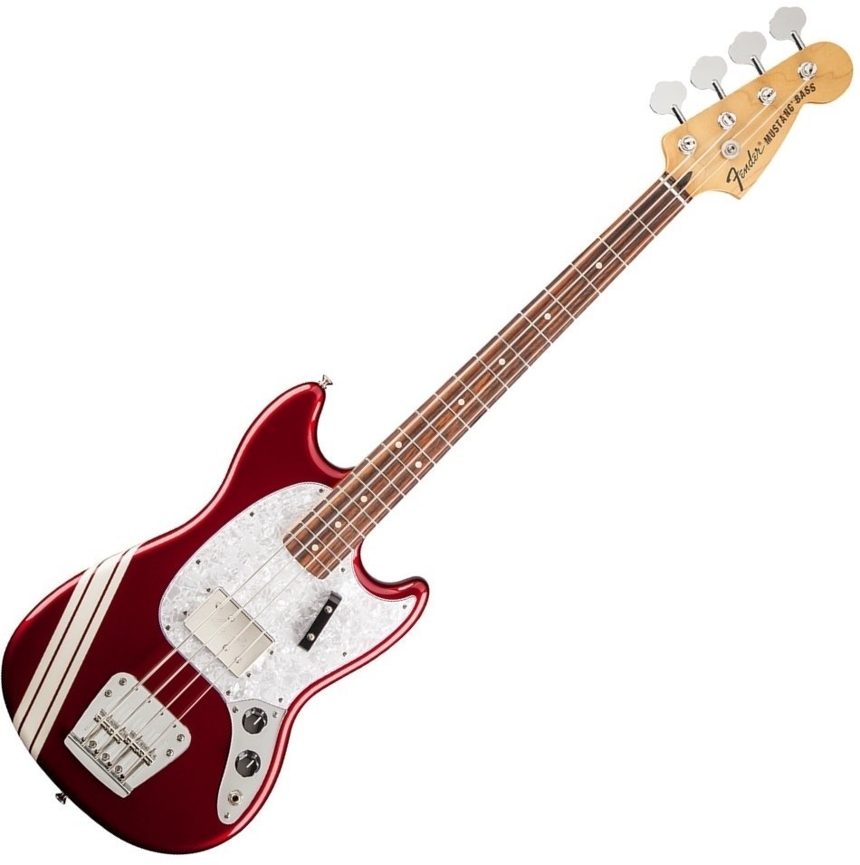 Elektrická basgitara Fender Pawn Shop Mustang Bass Candy Apple Red