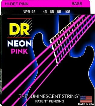 Struny do gitary basowej DR Strings NPB-45 - 1