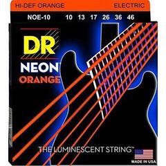 Struny pro elektrickou kytaru DR Strings NOE-10 Neon Struny pro elektrickou kytaru