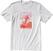Shirt Fender Jaguar Surf T-Shirt White/Red L