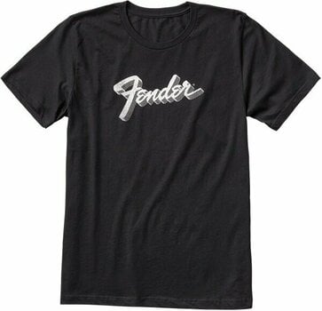 T-shirt Fender 3D Logo T-Shirt Black M - 1