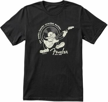 Camiseta de manga corta Fender Camiseta de manga corta Recording Machine Negro M - 1