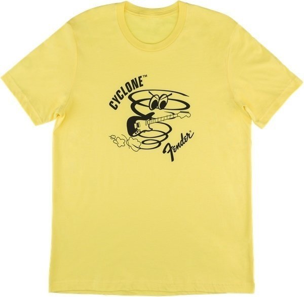 Camiseta de manga corta Fender Camiseta de manga corta Cyclone Unisex Amarillo 2XL