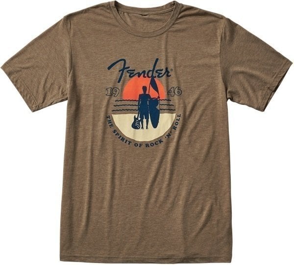 T-shirt Fender Sunset Spirit T-Shirt Olive M
