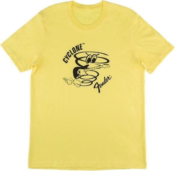 T-shirt Fender Cyclone Yellow S T-shirt