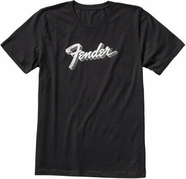 T-Shirt Fender T-Shirt 3D Logo Black XL - 1