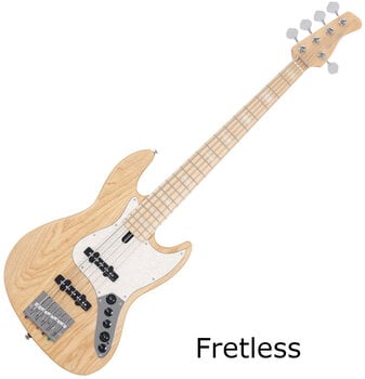 Bas gitare bez pragova Sire Marcus Miller V7 Ash Reissue 5 FL Natural Bas gitare bez pragova - 1