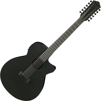 Chitarra Semiacustica 12 Corde Ibanez AEG1221-BOT Black Out Chitarra Semiacustica 12 Corde - 1