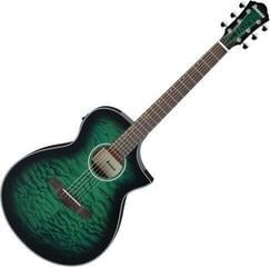 electro-acoustic guitar Ibanez AEWC16QA-TEH Transparent Emerlad Burst electro-acoustic guitar