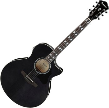 electro-acoustic guitar Ibanez AE170-TBK Transparent Black electro-acoustic guitar - 1
