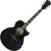 electro-acoustic guitar Ibanez AE170-TBK Transparent Black electro-acoustic guitar