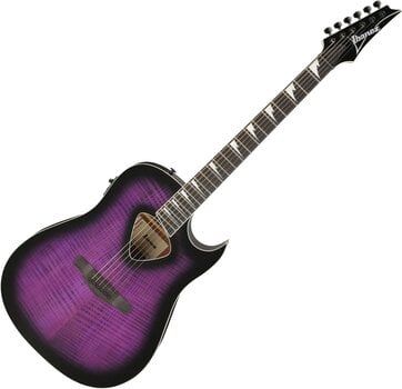 guitarra eletroacústica Ibanez ALT50FA-TVT Transparent Violet Sunburst guitarra eletroacústica - 1