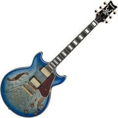 Halvakustisk guitar Ibanez AM93QA-JBB Jet Blue Burst Halvakustisk guitar