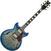 Polu-akustična gitara Ibanez AM93QA-JBB Jet Blue Burst Polu-akustična gitara