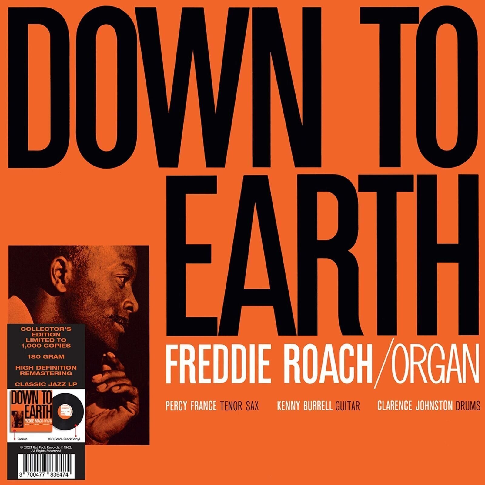 Disco de vinil Freddie Roach - Down to Earth (Limited Edition) (180 g) (LP)