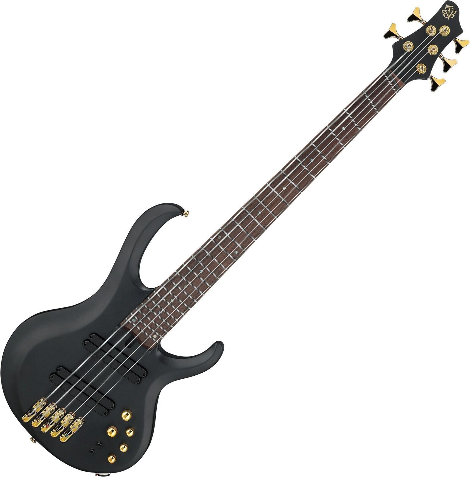Daugiapakopė bosinė gitara Ibanez BTB605LM-BKF