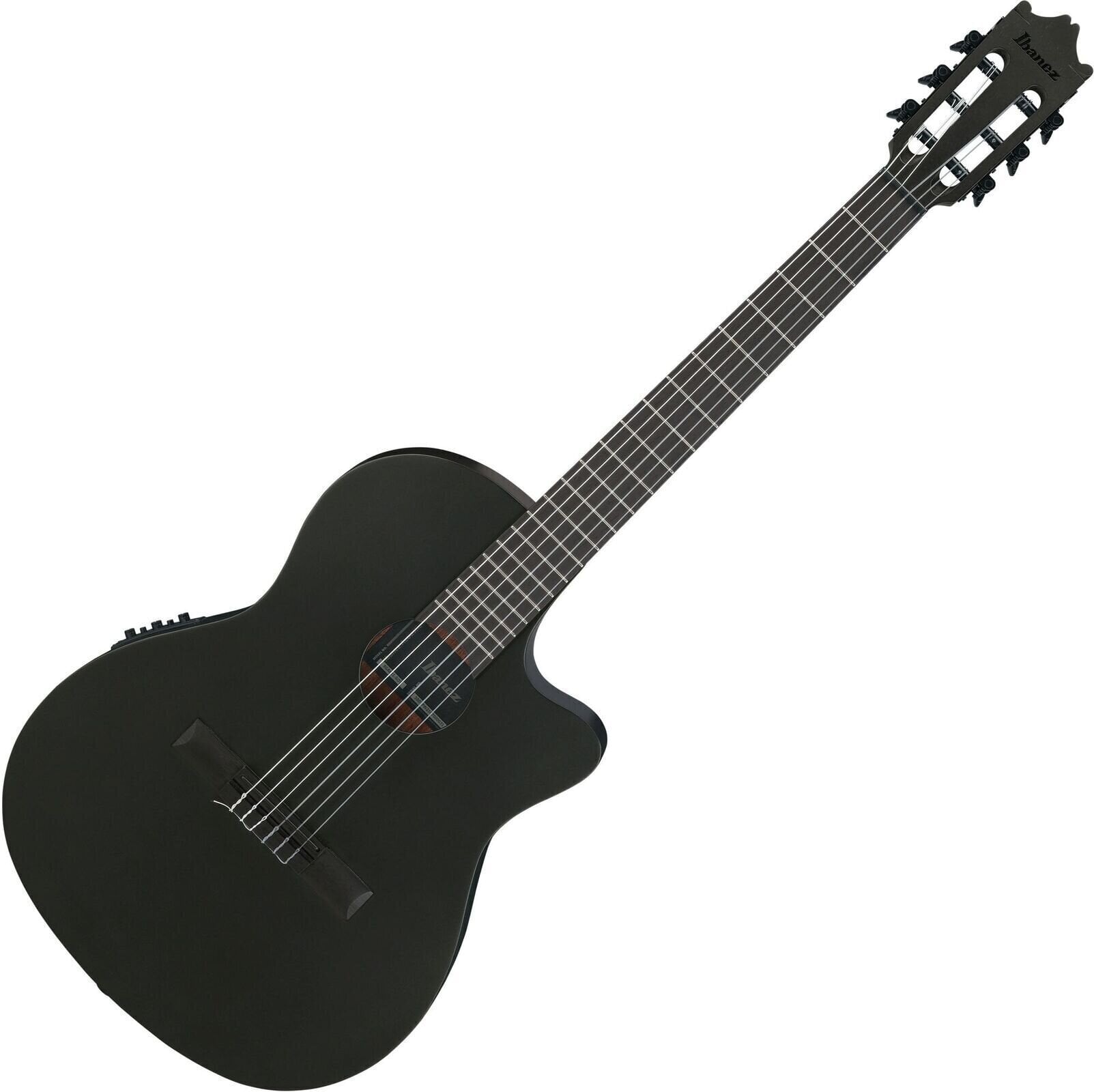 Elektro-klasszikus gitár Ibanez GA621-BOT 4/4 Black Out Elektro-klasszikus gitár