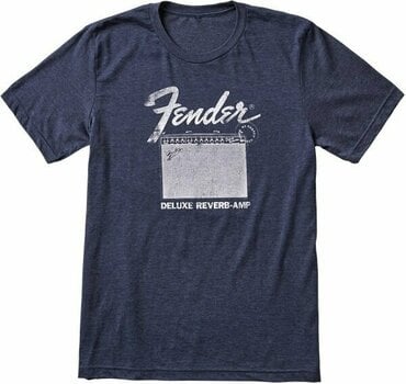 T-shirt Fender Deluxe Reverb Blue S T-shirt - 1