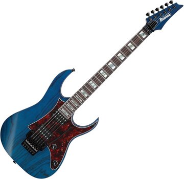 Električna gitara Ibanez RG653DX-TDF Transparent Deep Blue Flat Električna gitara - 1