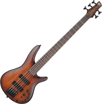 Bajo de 5 cuerdas Ibanez SR505A-MHL Mahogany Brown Burst Low Gloss Bajo de 5 cuerdas - 1