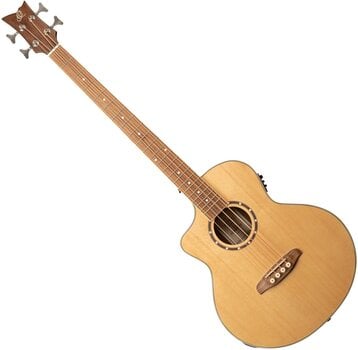 Acoustic Bassguitar Ortega D7CE-4-L Natural Acoustic Bassguitar - 1