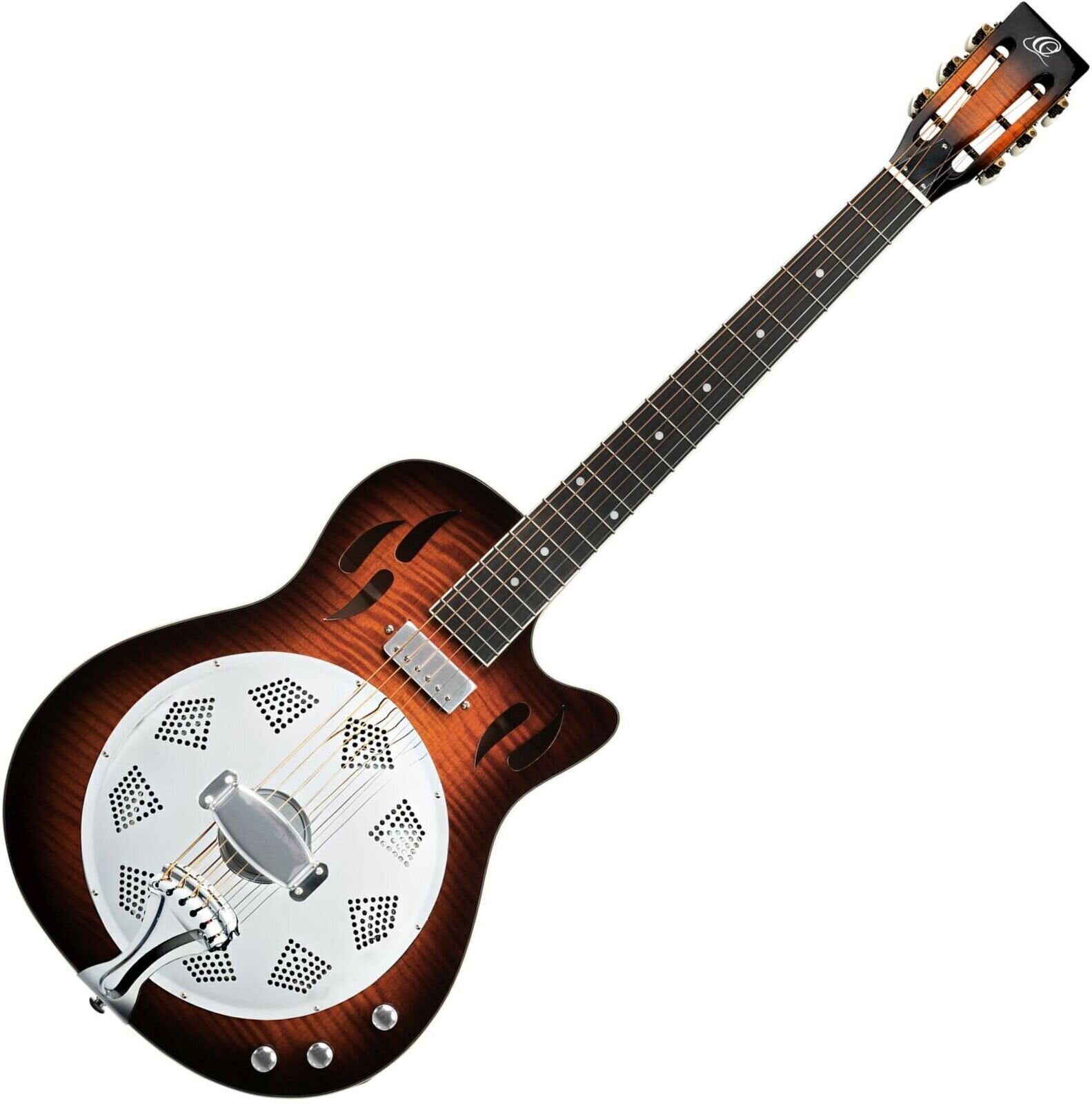 Guitarra resonadora Ortega RRG50CE-SSB Sunset Burst Guitarra resonadora