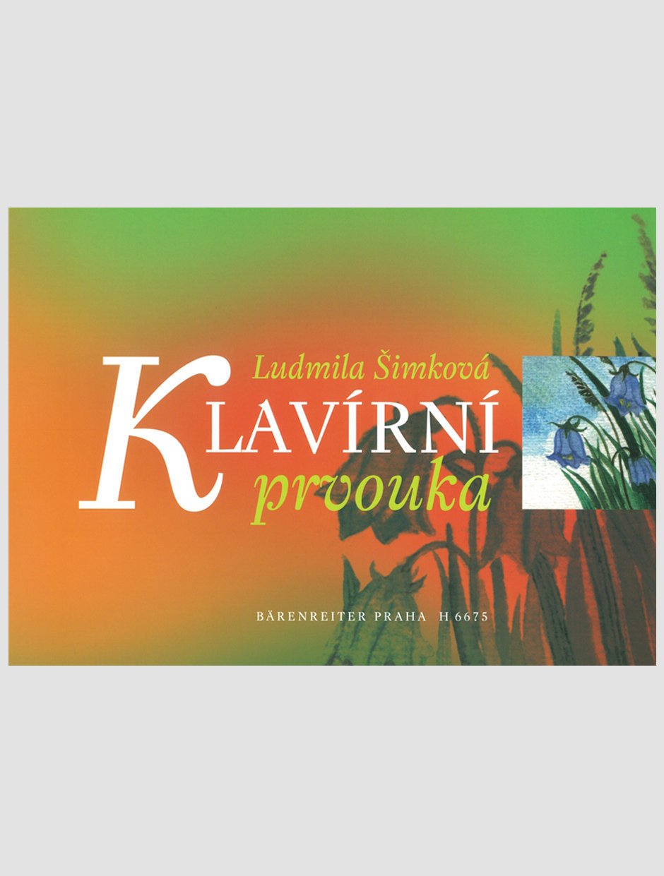 Music sheet for pianos Ludmila Šimková Klavírní prvouka Music Book