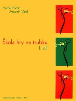 Music sheet for wind instruments Krčma - Vaigl Škola hry na trubku I Music Book - 1