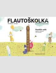 Noten Šťastná - Kvapil Flautoškolka - Flautíkův sešit pro děti Noten