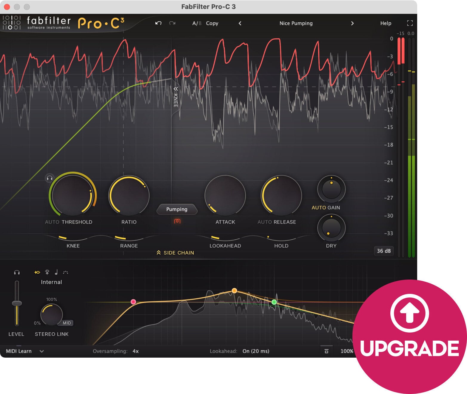 Update / Upgrade / Expansion FabFilter Pro-C 3 Upgrade (Digitales Produkt)