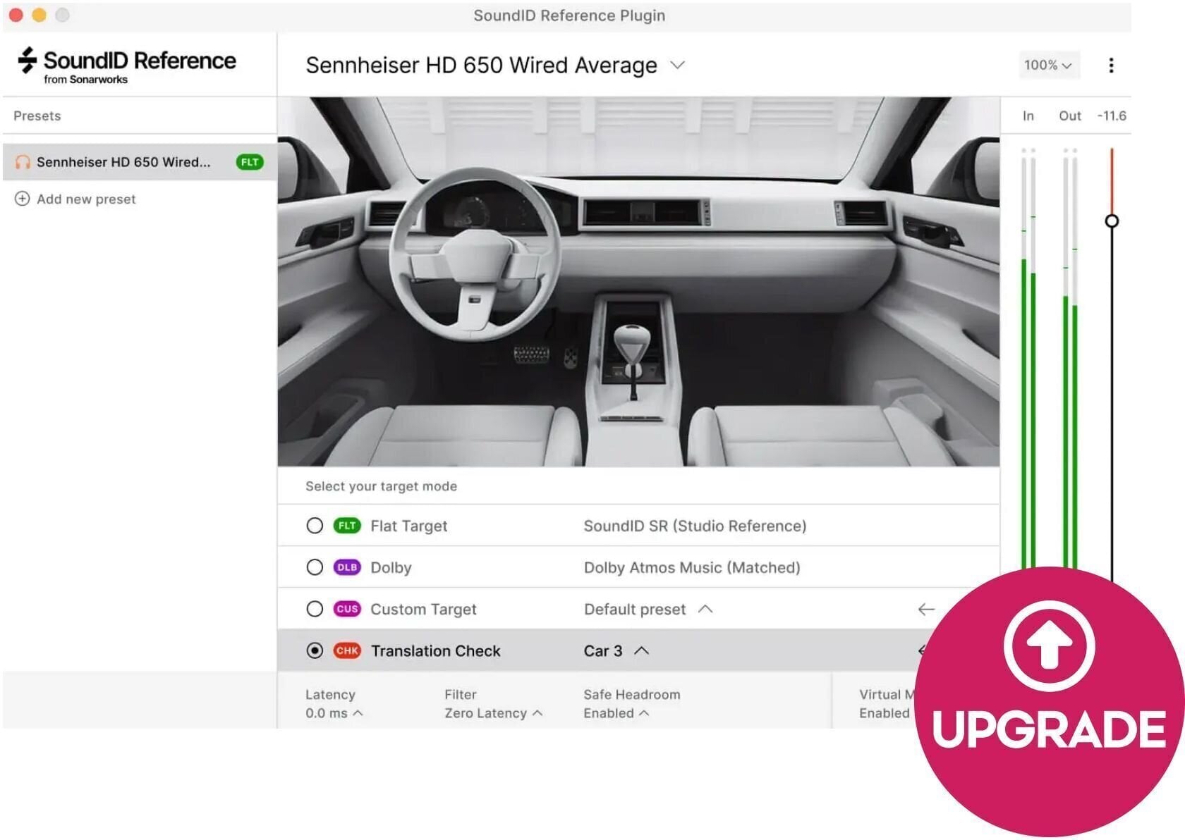 Update / Upgrade / Expansion Sonarworks Upgrade from SIDR to Virtual Monitoring PRO (Digital product)