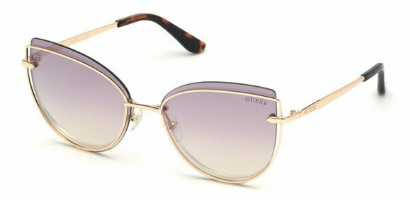Életmód szemüveg Guess GU7617 32Z 59 Gold/Gradient Or Mirror Violet - 1
