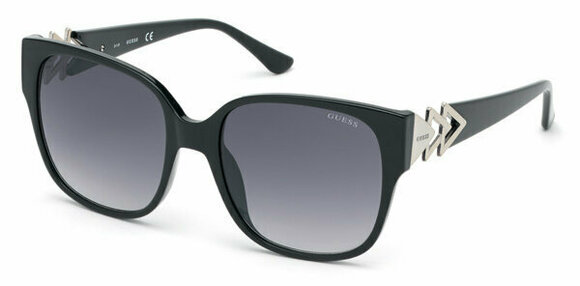 Ochelari de stil de viață Guess GU7597 01C 56 Shiny Black/Smoke Mirror - 1