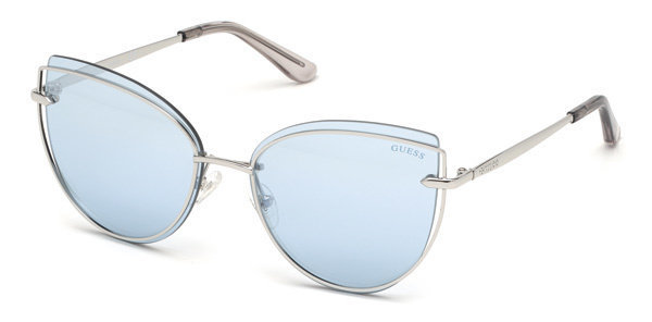 Lifestyle cлънчеви очила Guess GU7617 10X 59 Shiny Light Nickeltin/Blu Mirror