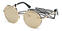 Lifestyle Glasses Guess GU7606 32G 57 Gold/Brown Mirror