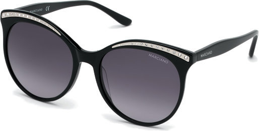 Lifestyle cлънчеви очила Guess GM0794 01B 56 Shiny Black/Gradient Smoke
