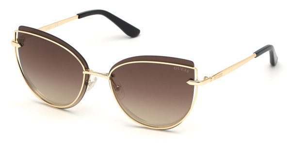 Lifestyle cлънчеви очила Guess GU7617 32G 59 Gold/Brown Mirror