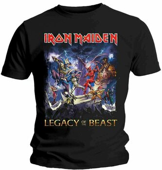 Camiseta de manga corta Iron Maiden Camiseta de manga corta Legacy Of The Beast Black M - 1