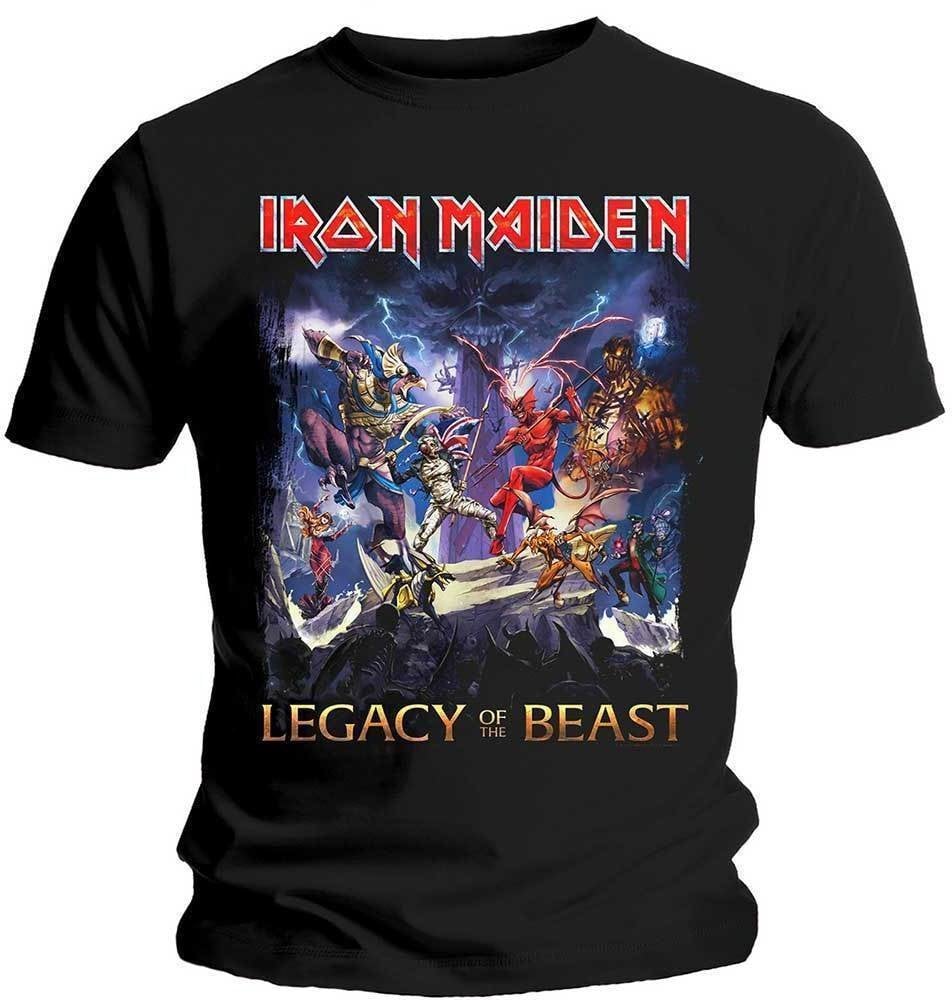 T-Shirt Iron Maiden T-Shirt Legacy Of The Beast Male Black L