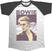 T-Shirt David Bowie T-Shirt Smoking Raglan Herren Weiß L