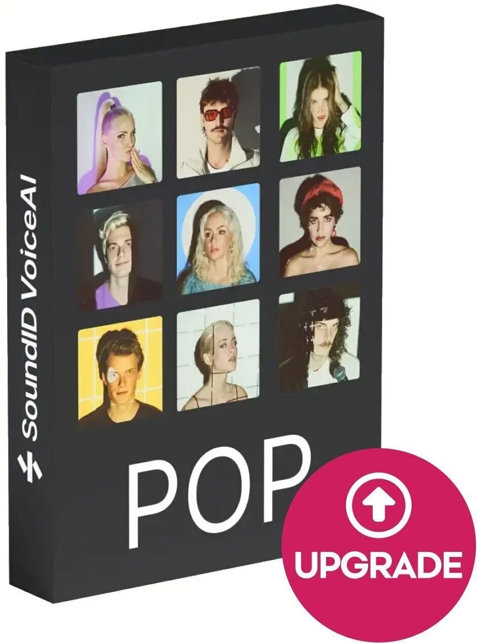 Oppdatering / Oppgradering / Utvidelse Sonarworks SoundID VoiceAI Pop Voices Expansion Pack
