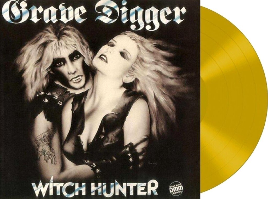 Disco de vinilo Grave Digger - Witch Hunter (Limited Edition) (Gold Coloured) (LP)
