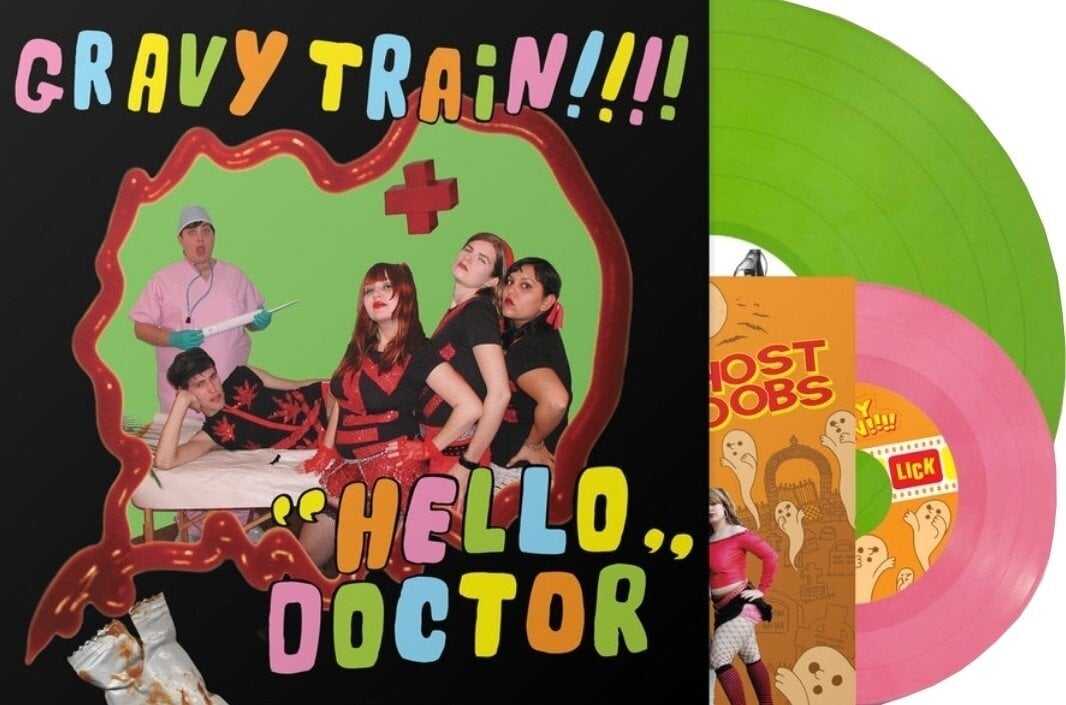 LP ploča Gravy Train!!!! - Hello Doctor (Deluxe Edition) (Lime Green/Pink Coloured) (LP + 7" Vinyl)
