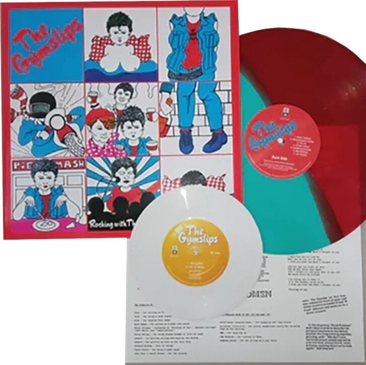 LP ploča The Gymslips - Rocking With The Renees (Deluxe Edition) (Red/Turquoise/White Coloured) (LP + 7" Vinyl)