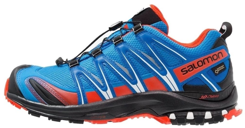 Moške outdoor cipele Salomon XA Pro 3D GTX Indigo Bunting/Sky Diver/Cherry Tomato 8,5