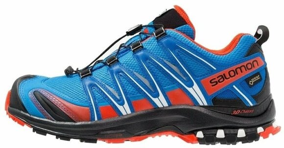 Moški pohodni čevlji Salomon XA Pro 3D GTX Indigo Bunting/Sky Diver/Cherry Tomato 8,5 - 1
