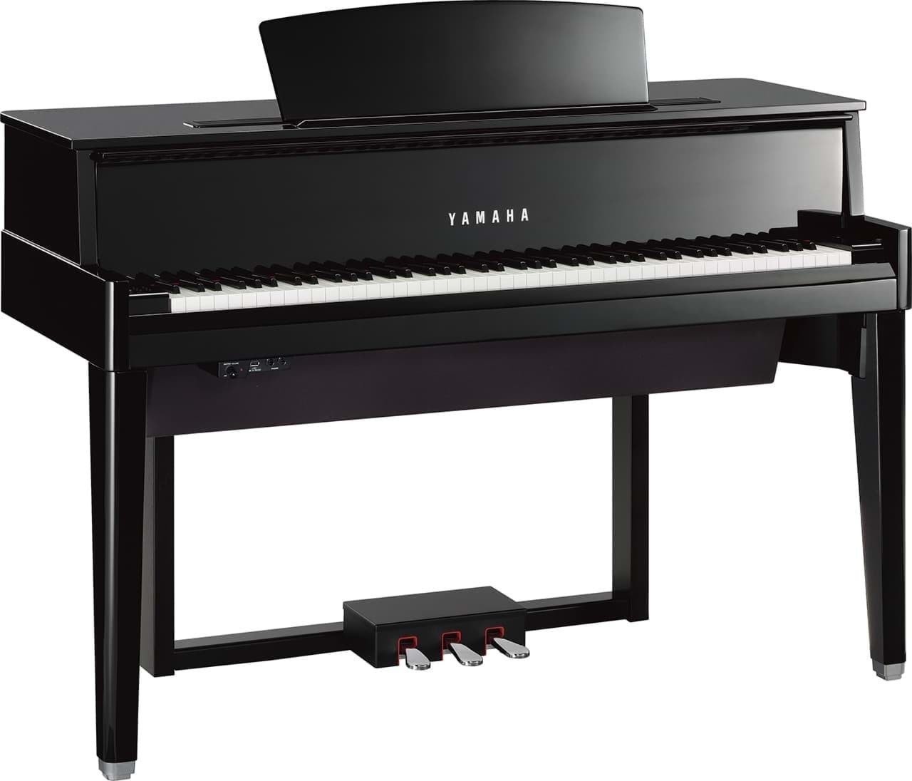Piano grand à queue numérique Yamaha N1X Black Polished Piano grand à queue numérique