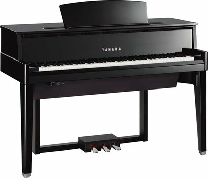 Digital Grand Piano Yamaha N1X Black Polished Digital Grand Piano - 1