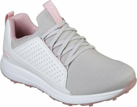 Calçado de golfe para mulher Skechers GO GOLF Max - Mojo White/Grey/Pink 38 - 1